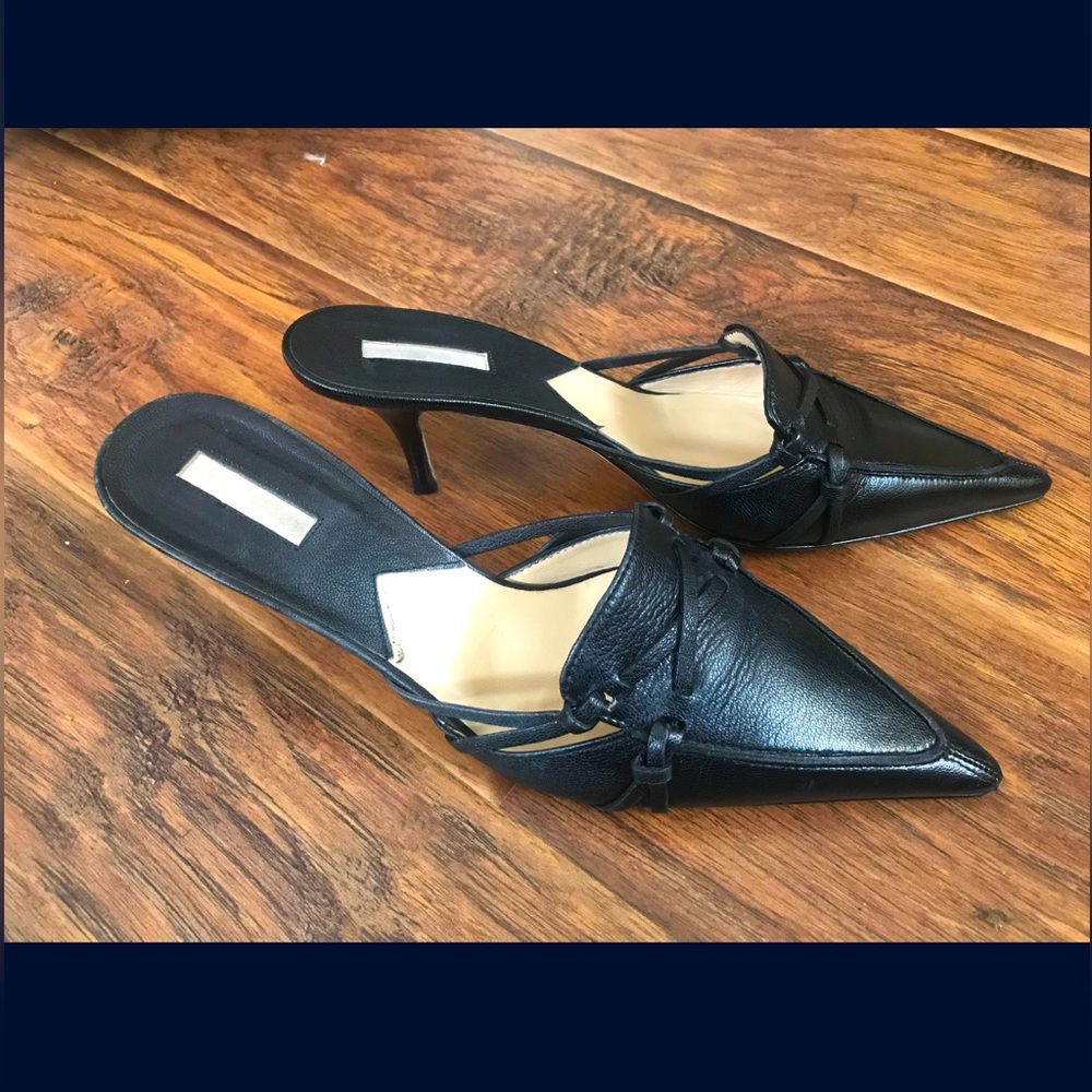 Michael Kors Black Tumbled Heels